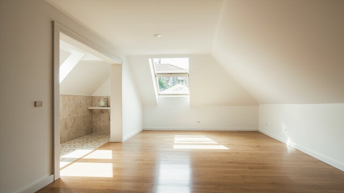 Premium converted attic bedroom suite with ensuite