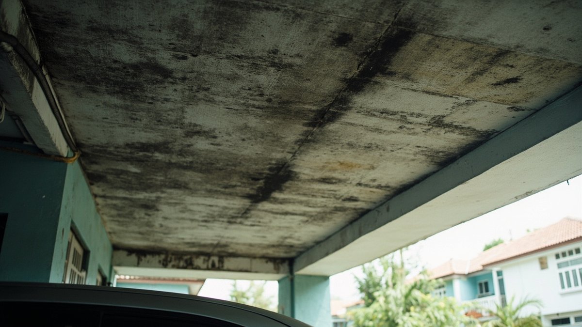 car porch roof leak in Malaysia