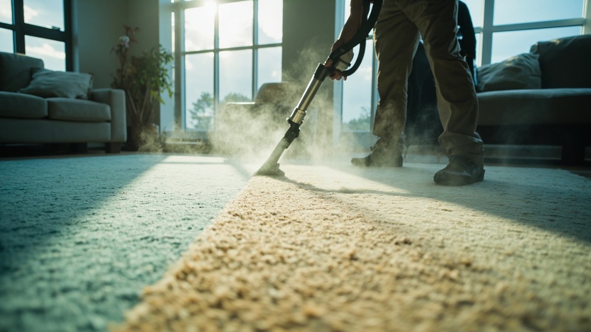 Servis cuci karpet steam di rumah dan pejabat Malaysia
