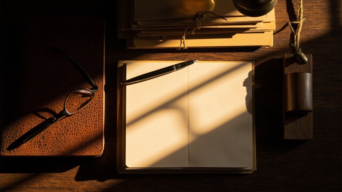 A lawyer desk with reading glasses and folders represents conveyancing legal fees for a property purchase.