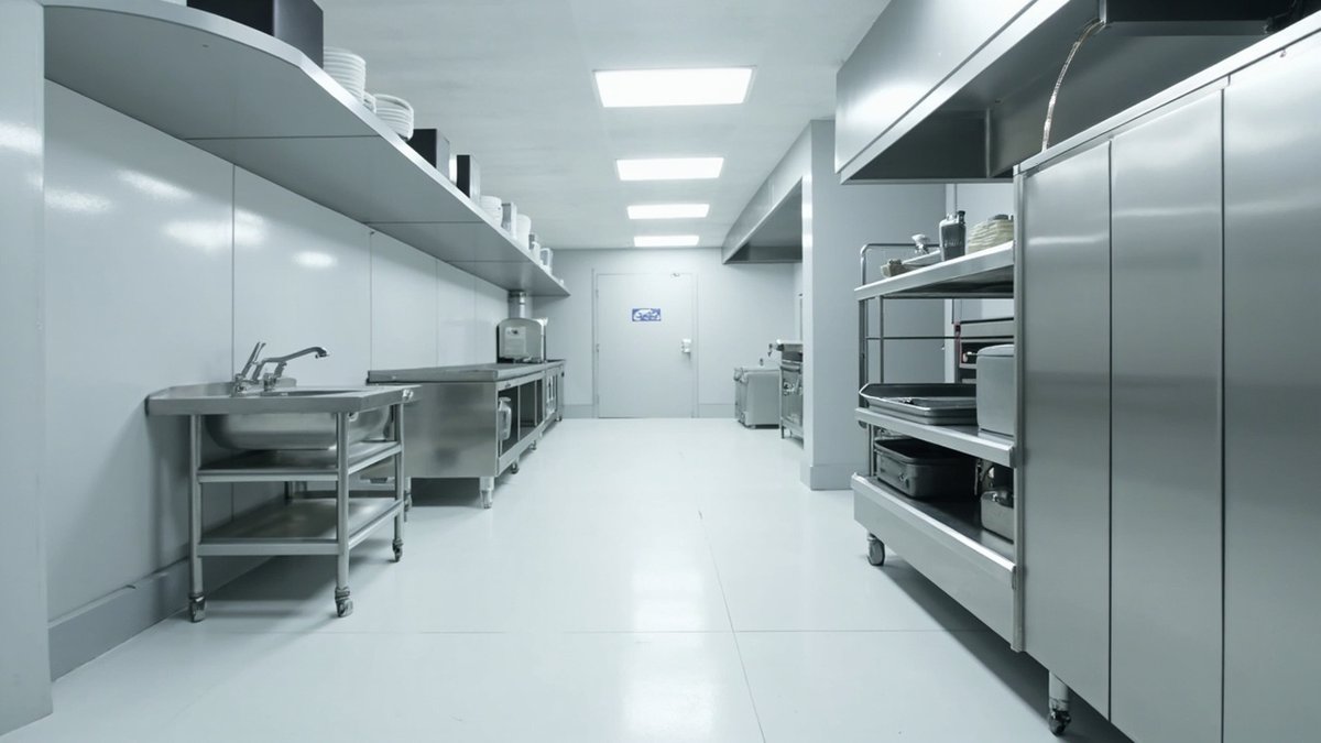 Cat Epoxy Dinding: Dapur, Klinik & Kilang