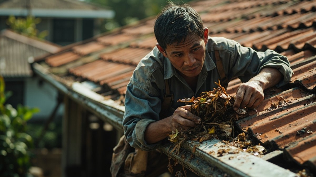 gutter downpipe repair in Malaysia