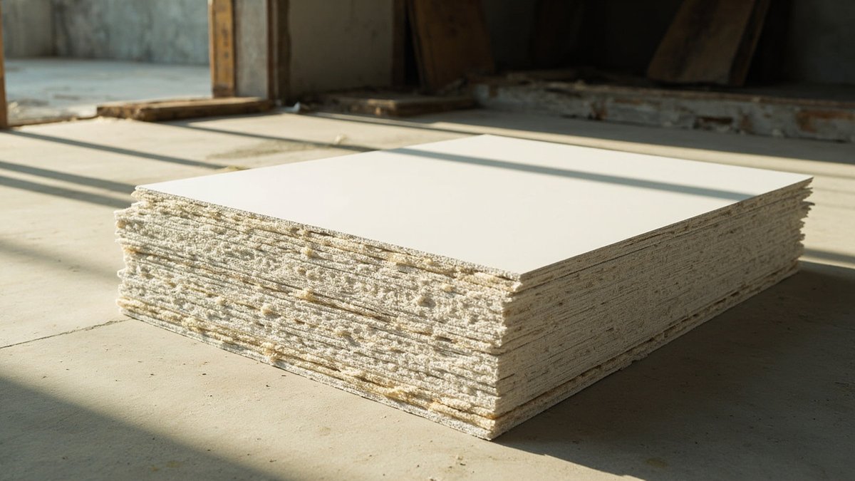 Stack of reinforced impact-resistant gypsum board sheets