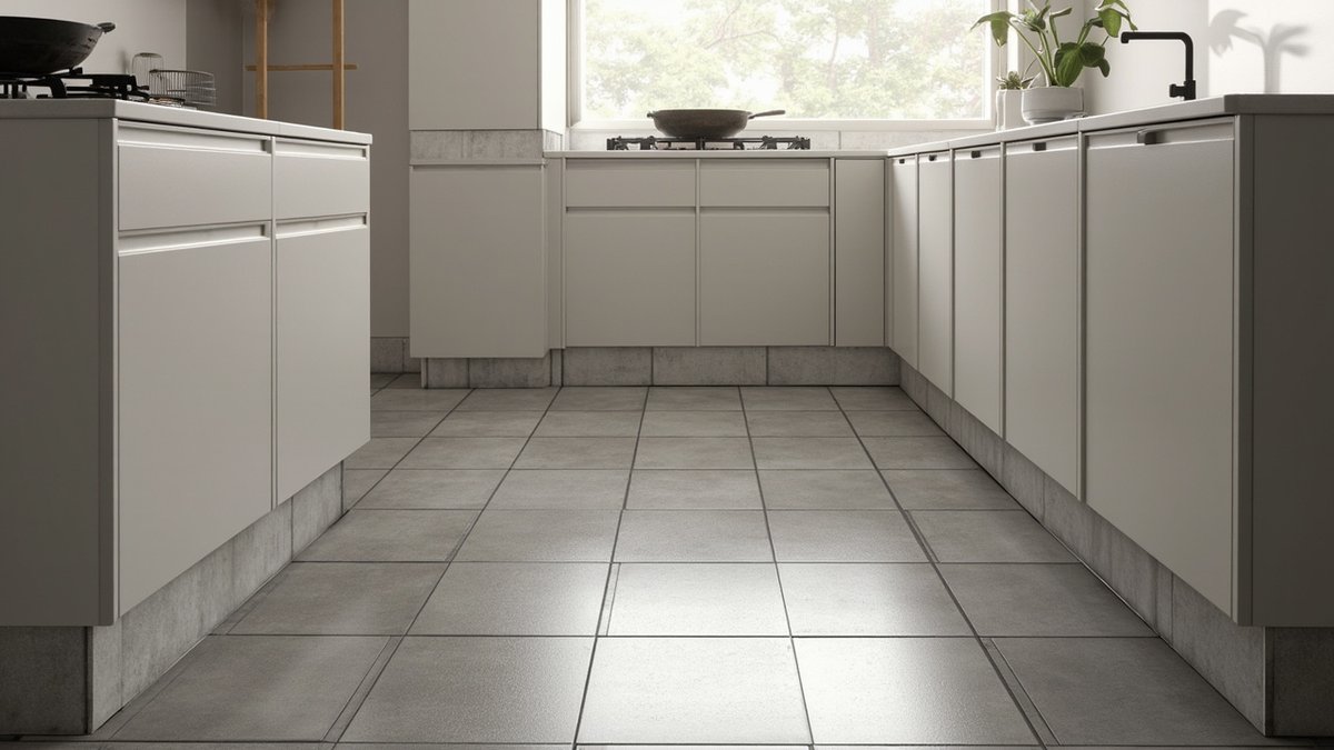 Jubin Lantai Dapur Rumah: Tak Licin, Grout & Kos