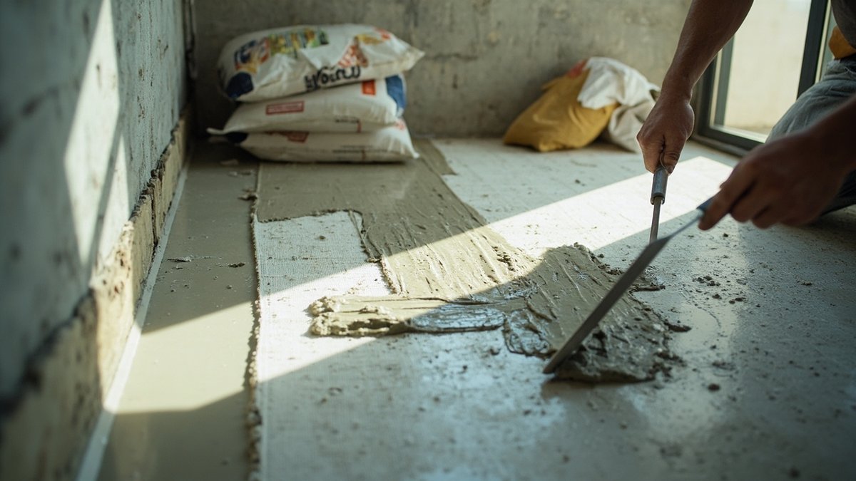 Mapei waterproofing application