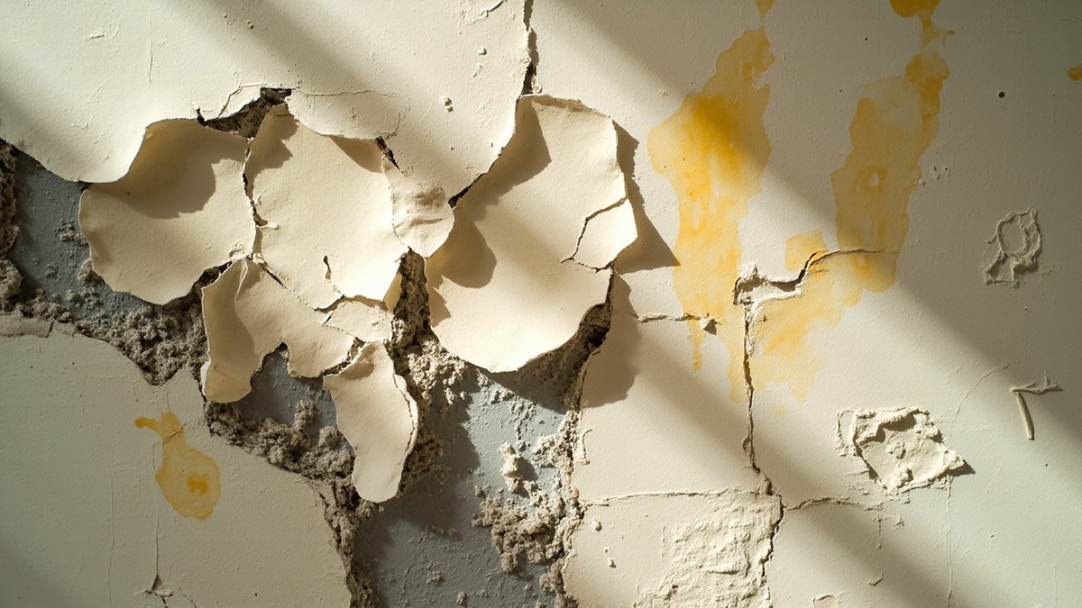 paint bubbling peeling wall in Malaysia