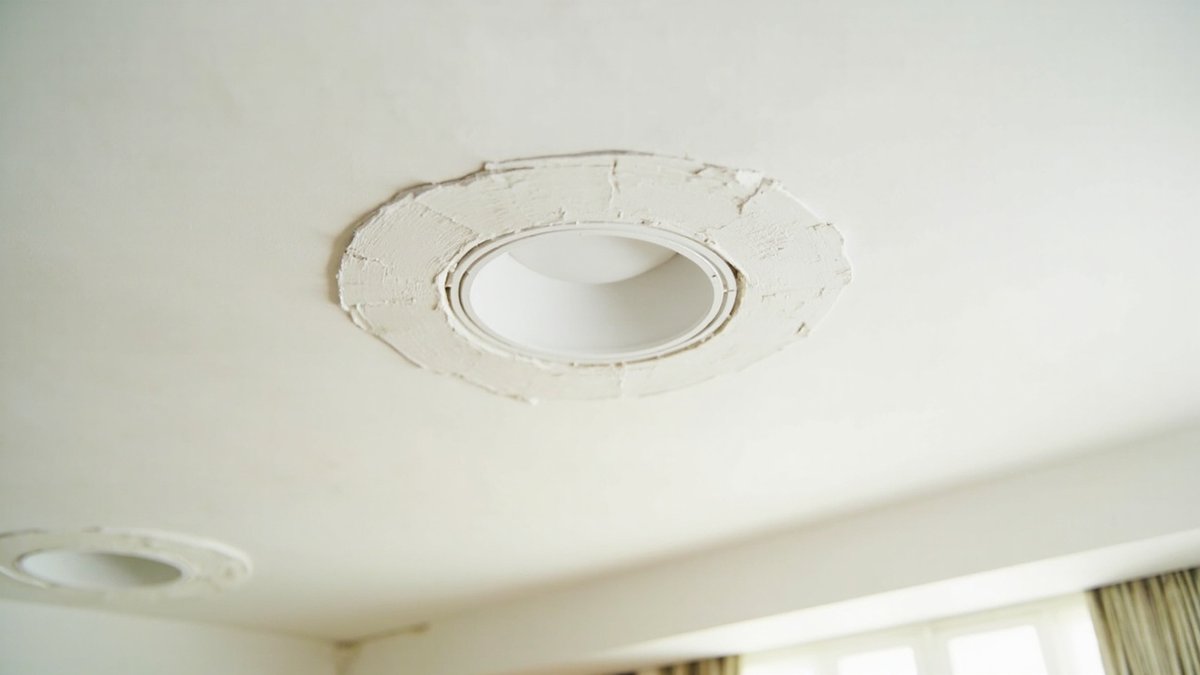 Tampal Lubang Siling: Downlight Lama, Titik Kipas & Paip