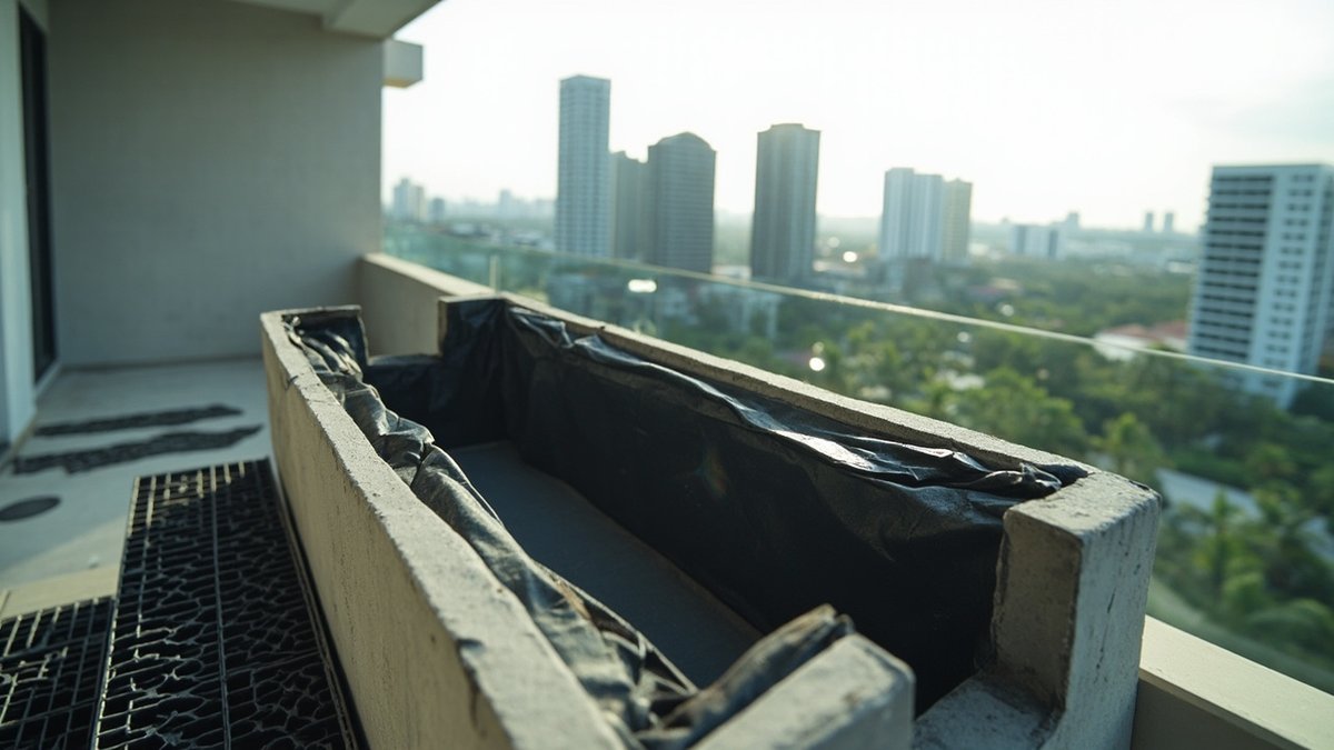 planter box waterproofing in Malaysia