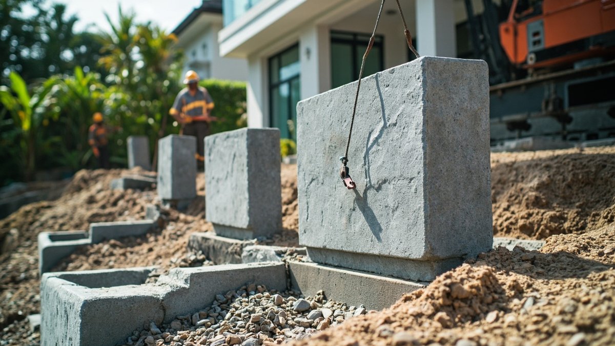 Dinding Penahan Konkrit Pratuang (Precast): Unit L & Panel