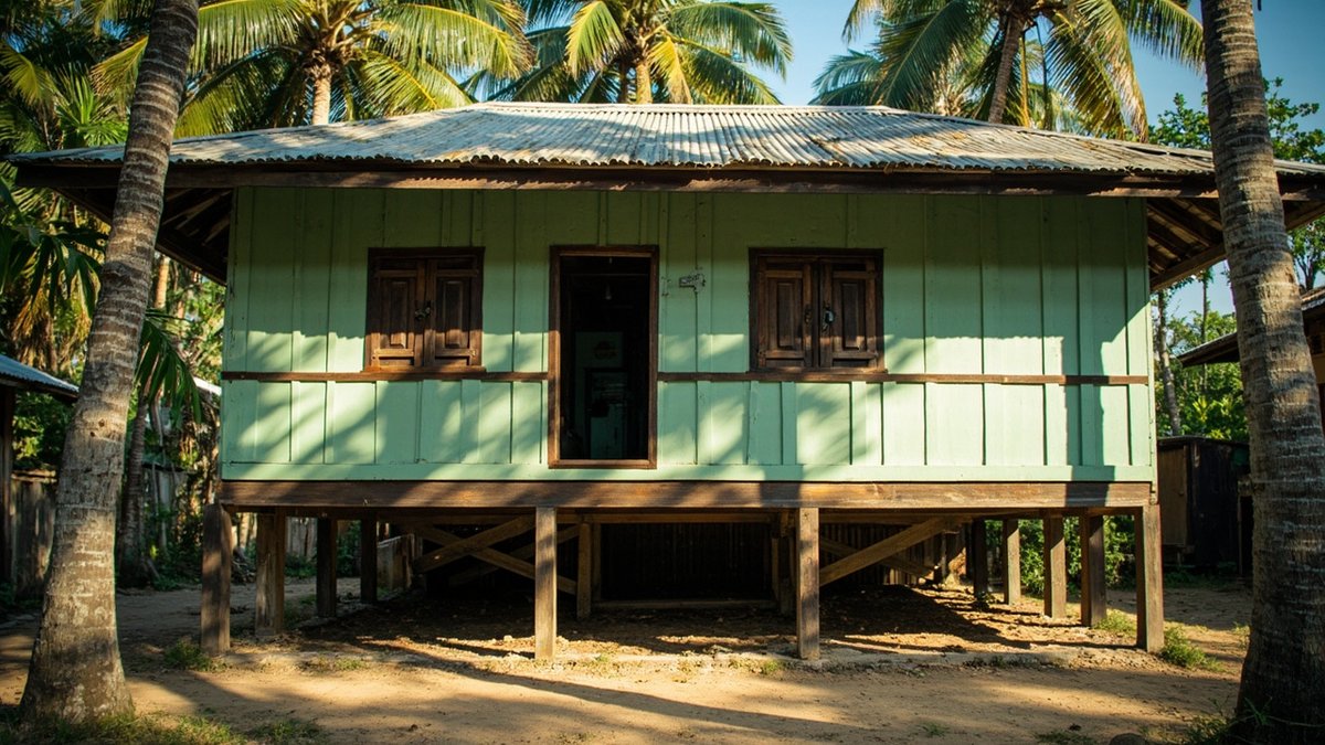 Cat Rumah Kayu Kampung: Jenis Cat, Persediaan & Kos