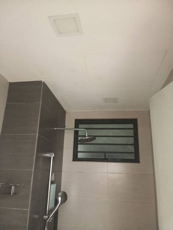 Before: Bathroom downlight replacement