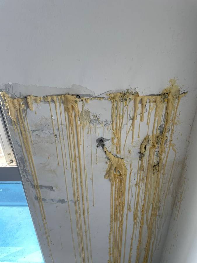 During: PU injection waterproofing
