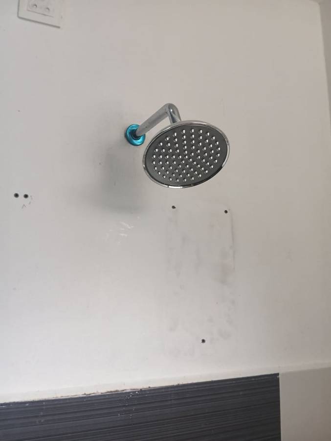 After: Shower head restored
