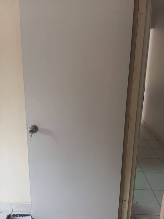 After: New bedroom door, supplied & painted